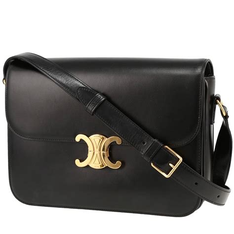 borsa celine tracolla|Pochette con tracolla Tabou in tela Triomphe e pelle di vitello.